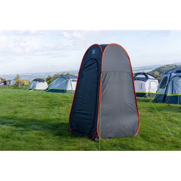 Olpro toilet outlet tent